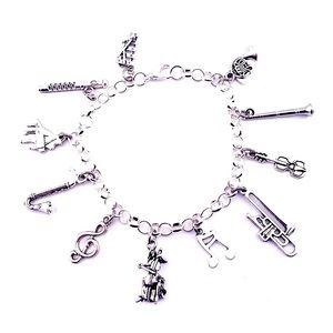 Orchestra Charm Bracelet Classical Musical Instruments